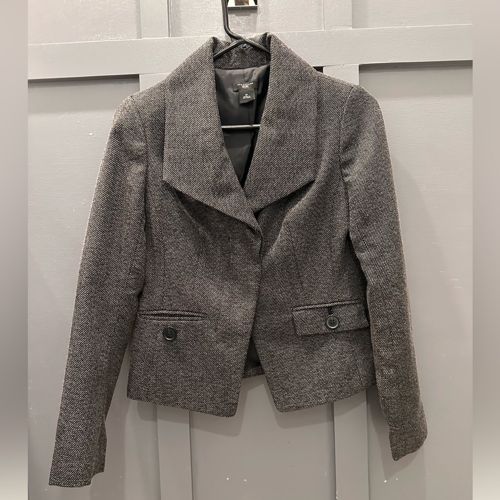 Women's Gray Blazer Jacket